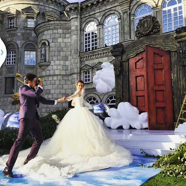 Murad Osmann sígueme a la sesión de fotos de la boda
